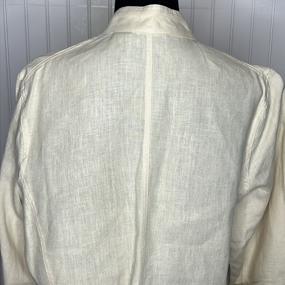 Mossimo Linen Button Up Jacket Size Extra Large - Picture 5 of 10